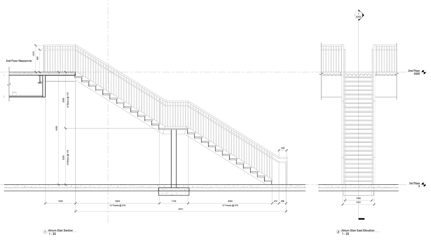 Feature Stairs Section