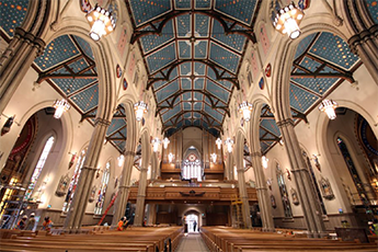 Interior photo of St Michael's Cathedral